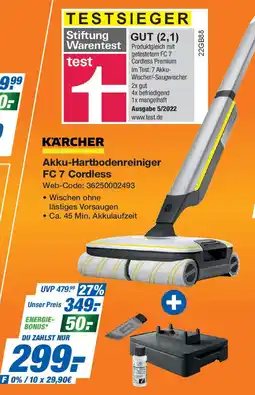 Expert KARCHER Akku-Hartbodenreiniger FC 7 Cordless Angebot