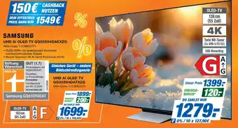 Expert SAMSUNG UHD AI OLED TV GQ55S94DAEXZG Angebot