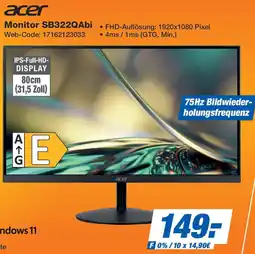 Expert acer Monitor SB322QAbi Angebot