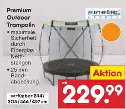 Netto Marken-Discount Premium Outdoor Trampolin Angebot