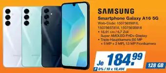 Expert SAMSUNG Smartphone Galaxy A16 5G Angebot