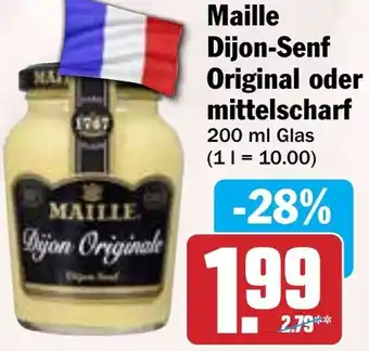 Hit Maille Dijon-Senf Original oder mittelscharf Angebot