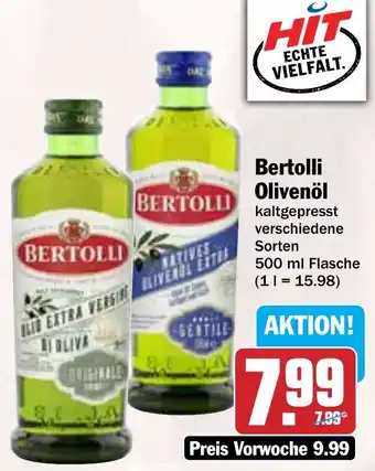 Hit Bertolli Olivenöl Angebot