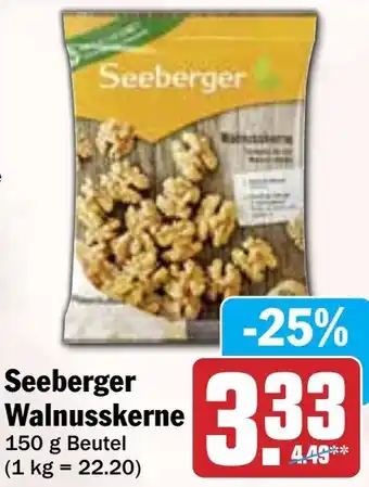 Hit Seeberger Walnusskerne Angebot