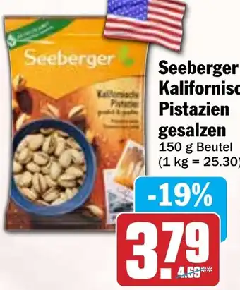 Hit Seeberger Kalifornische Pistazien gesalzen Angebot