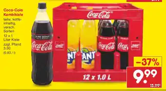 Netto Marken-Discount Coca-Cola Kombikiste Angebot