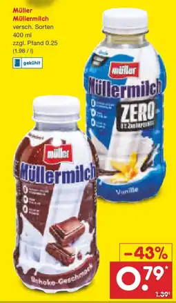 Netto Marken-Discount Müller Müllermilch Angebot