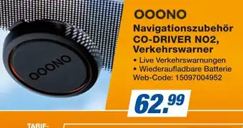 Expert Ooono navigationszubehör co-driver no2, verkehrswarn Angebot