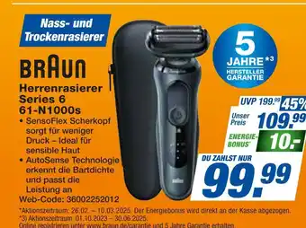 Expert Braun herrenrasierer Angebot