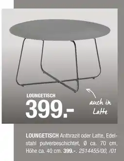 Hofmeister Loungetisch Angebot