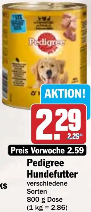 Hit Pedigree Hundefutter Angebot