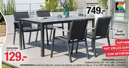 Hofmeister Kettler outdoortisch oder stapelsessel Angebot