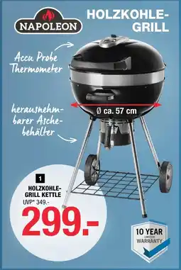 Hofmeister Napoleon holzkohlegrill „kettle“ Angebot