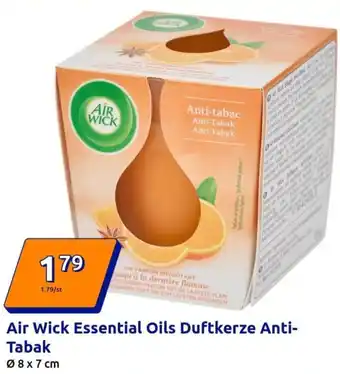 Action Air Wick Essential Oils Duftkerze Anti Tabak Angebot