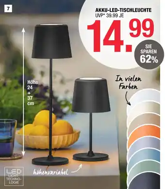 Hofmeister Akku-led-tischleuchte Angebot