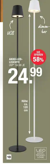 Hofmeister Akku-led-leuchte Angebot