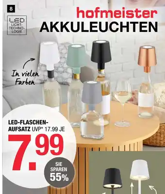 Hofmeister Hofmeister led-flaschen-aufsatz Angebot