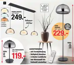 Hofmeister Led licht-technologie pendelleuchte oder stehleuchte oder led-tischleuchte Angebot