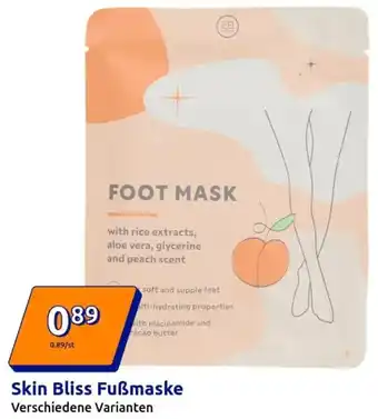 Action Skin Bliss Fuẞmaske Angebot