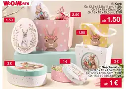 Woolworth Woolworth korb oder geschenkbox Angebot