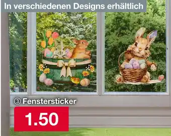 Woolworth Fenstersticker Angebot