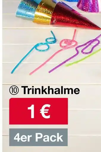 Woolworth Trinkhalme Angebot