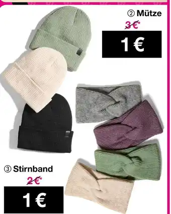 Woolworth Mütze oder stirnband Angebot