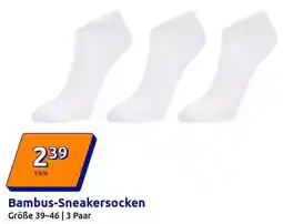 Action Bambus-Sneakersocken Angebot