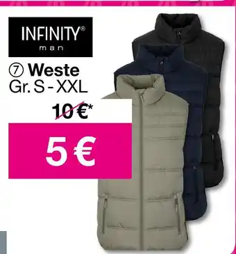 Woolworth Infinity man weste Angebot