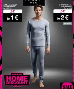 Woolworth Infinity man thermohose/thermohemd Angebot