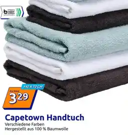 Action Capetown Handtuch Angebot