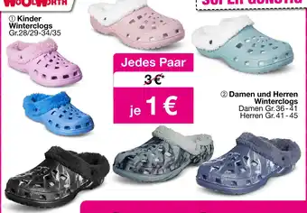 Woolworth Woolworth kinder winterclogs oder damen und herren winterclogs Angebot