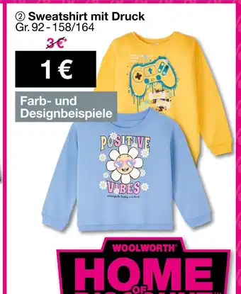 Woolworth Woolworth sweatshirt mit druck Angebot