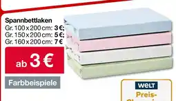 Woolworth Spannbettlaken Angebot