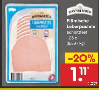 Netto Marken-Discount Hofmaier Flämische Leberpastete Angebot