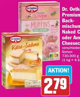 Hit Dr. Oetker Premium Backmischungen, Naked Cake oder American Cheesecake Angebot