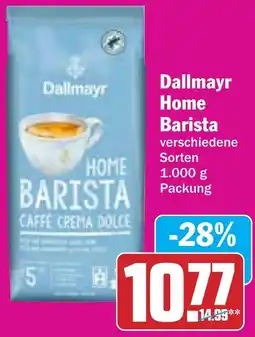 Hit Dallmayr Home Barista Angebot