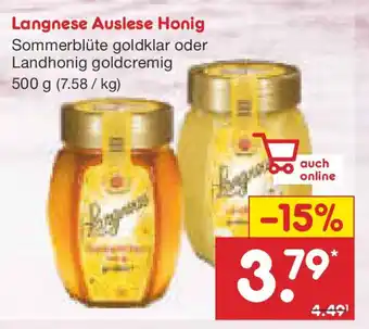 Netto Marken-Discount Langnese Auslese Honig Angebot