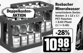 Hit Rosbacher Mineralwasser Angebot