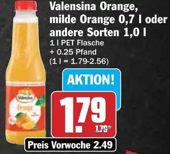 Hit Valensina Orange, milde Orange oder andere Sorten Angebot