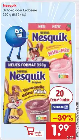 Netto Marken-Discount Nesquik Schoko oder Erdbeere Angebot