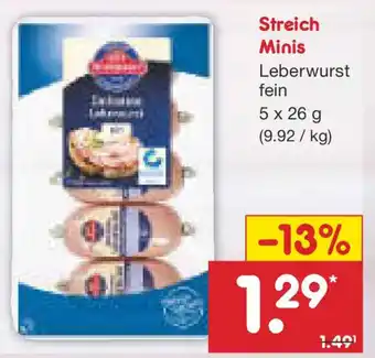 Netto Marken-Discount Streich Minis Leberwurst Angebot