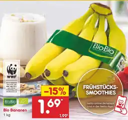 Netto Marken-Discount Bio Bananen Angebot