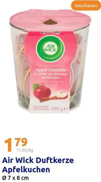 Action Air Wick Duftkerze Apfelkuchen Angebot