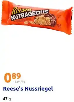 Action Reese's Nussriegel Angebot