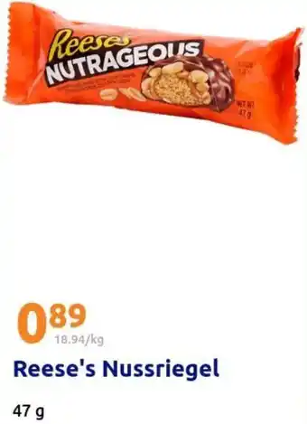 Action Reese's Nussriegel Angebot