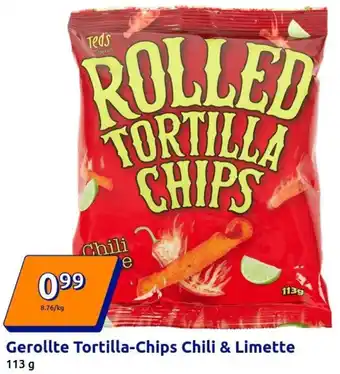 Action Gerollte Tortilla-Chips Chili & Limette Angebot