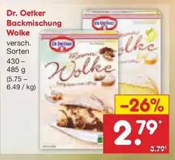 Netto Marken-Discount Dr. Oetker Backmischung Angebot