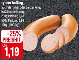 Feneberg Lyoner im Ring Angebot