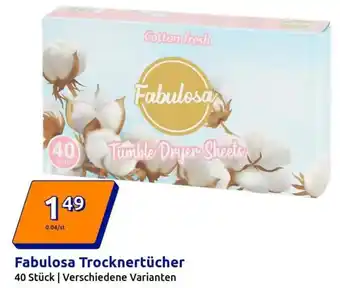 Action Fabulosa Trocknertücher Angebot